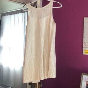 White, lace, flowy dress from Abercrombie & Fitch